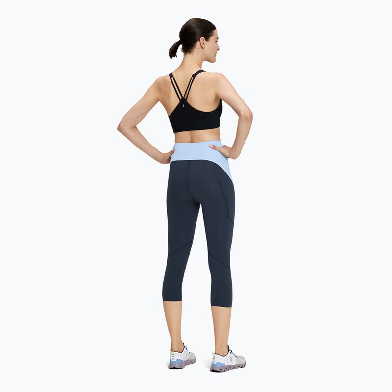 Leggings donna On Running Movement 3/4 navy/stratosphere 3