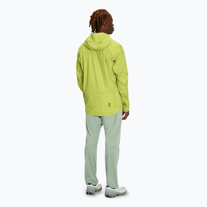 Giacca da corsa da uomo On Running Anorak impermeabile zest 3