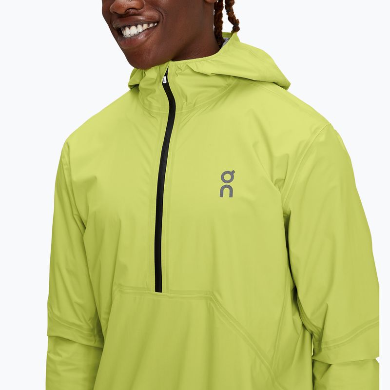 Giacca da corsa da uomo On Running Anorak impermeabile zest 6