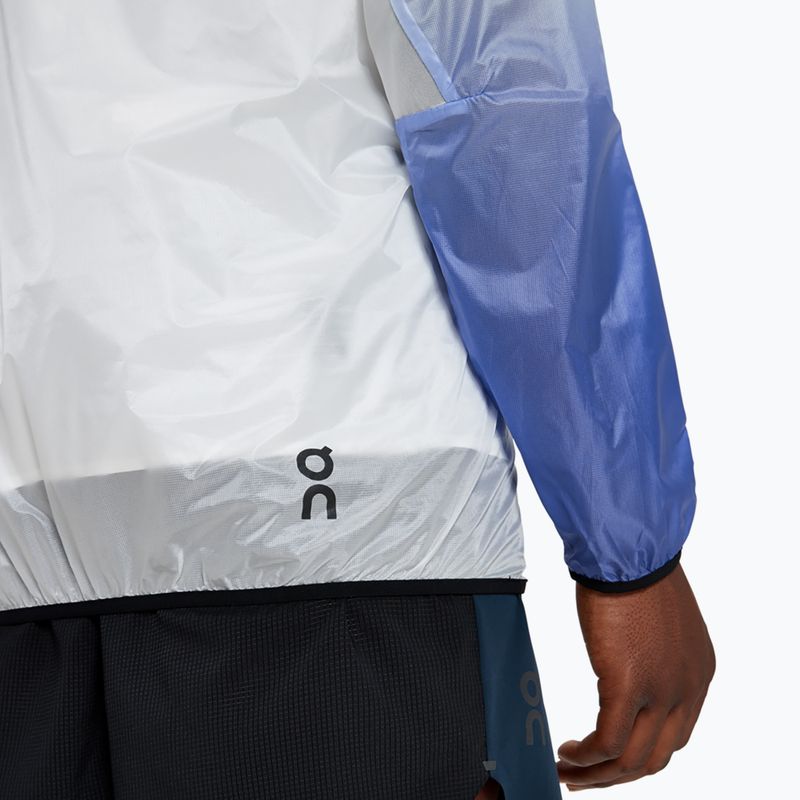 Giacca da running On Zero uomo bianco/cobalto non tinto 8
