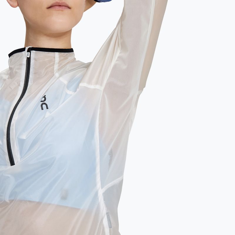 Giacca da corsa On Zero donna bianco non tinto/cobalto 6