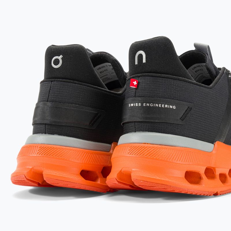 Scarpe da corsa On Running Cloudnova Flux uomo nero/fiamma 11