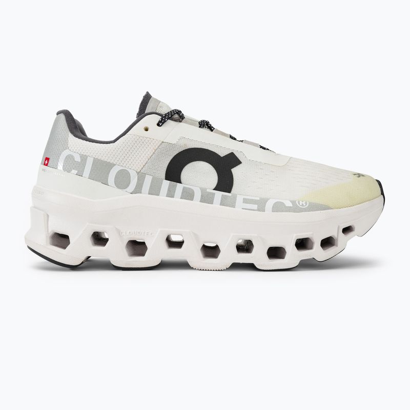 Scarpe da corsa On Running Cloudmonster da uomo in bianco/bianco non tinto 2