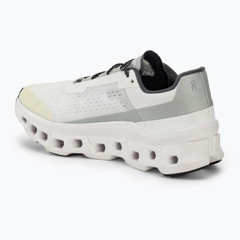 Scarpe da corsa On Cloudmonster da uomo in bianco/bianco non tinto 3
