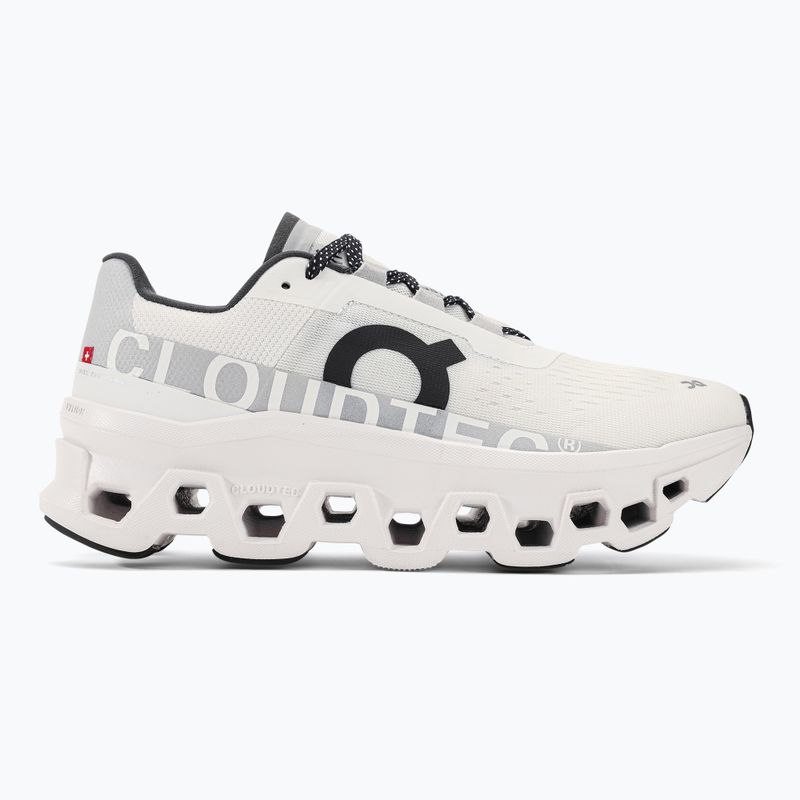 Scarpe da corsa On Cloudmonster undyed bianco/bianco da donna 2