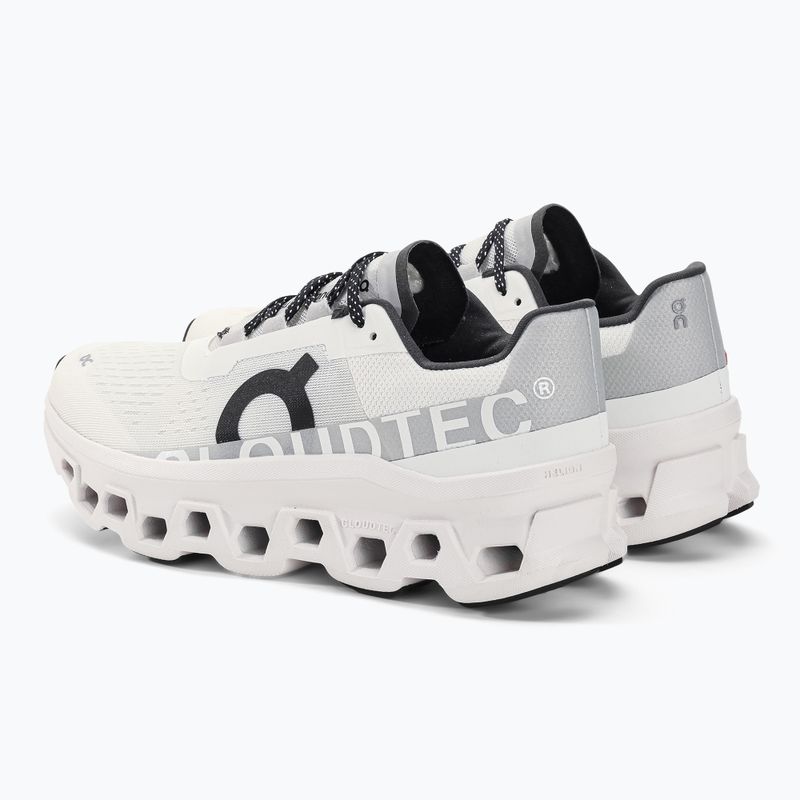 Scarpe da corsa On Cloudmonster undyed bianco/bianco da donna 4