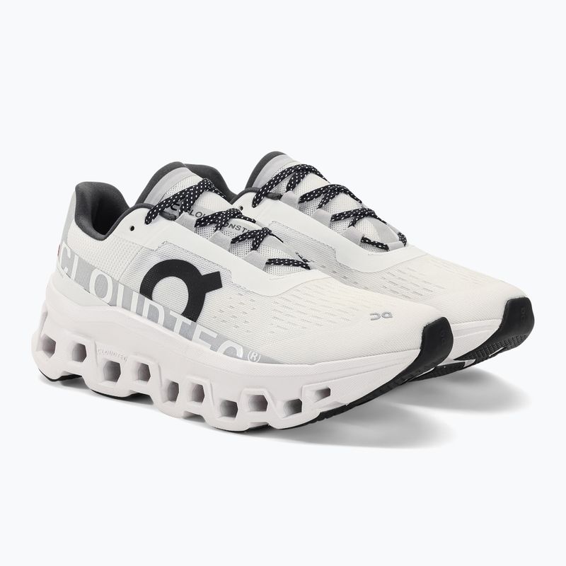 Scarpe da corsa On Cloudmonster undyed bianco/bianco da donna 5