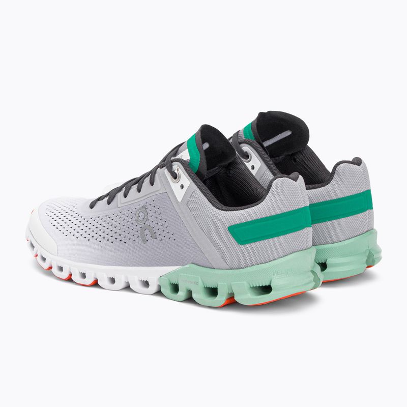 Scarpe da corsa On Running Cloudflow ghiacciaio/crema da donna 3