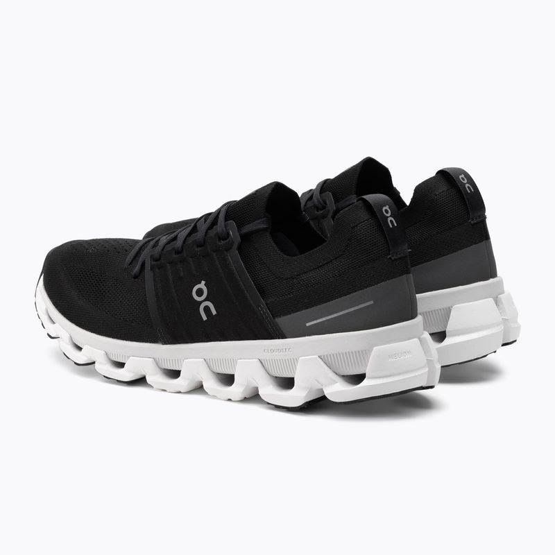 Scarpe da corsa da uomo On Cloudswift 3 nero 4