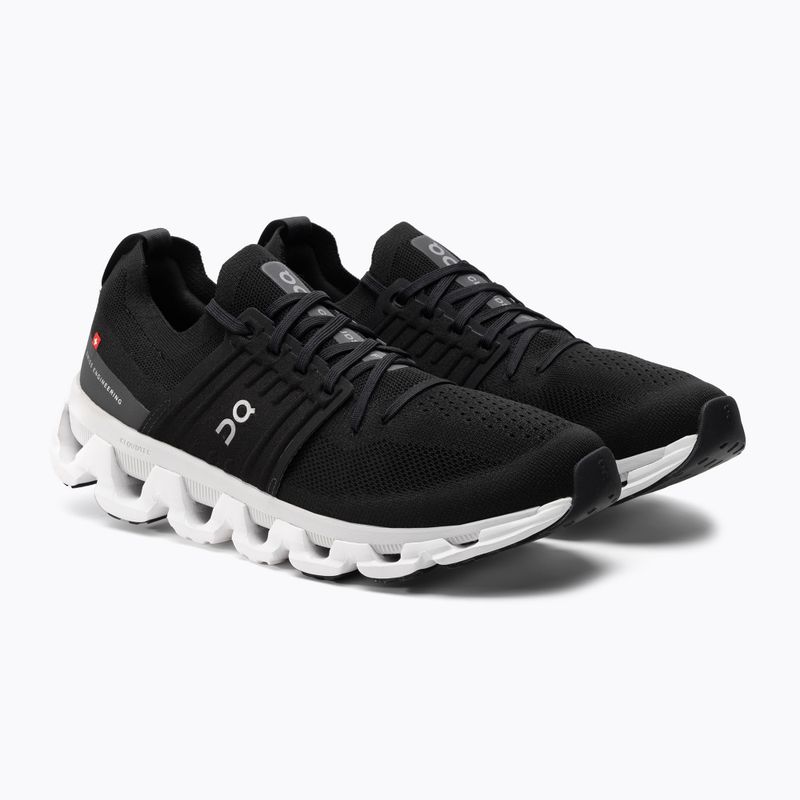 Scarpe da corsa da uomo On Cloudswift 3 nero 5