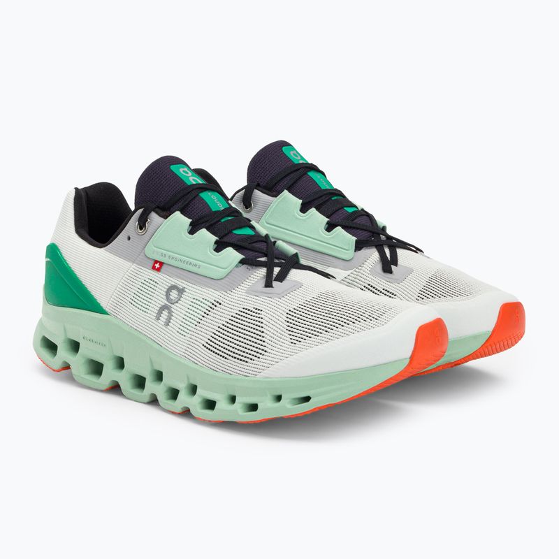 Scarpe da corsa On Running Cloudstratus undyed bianco/crema da uomo 4