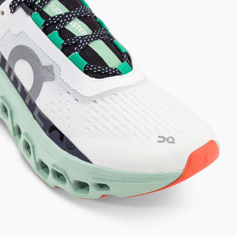 Scarpe da corsa On Cloudmonster undyed bianco/crema da donna 9