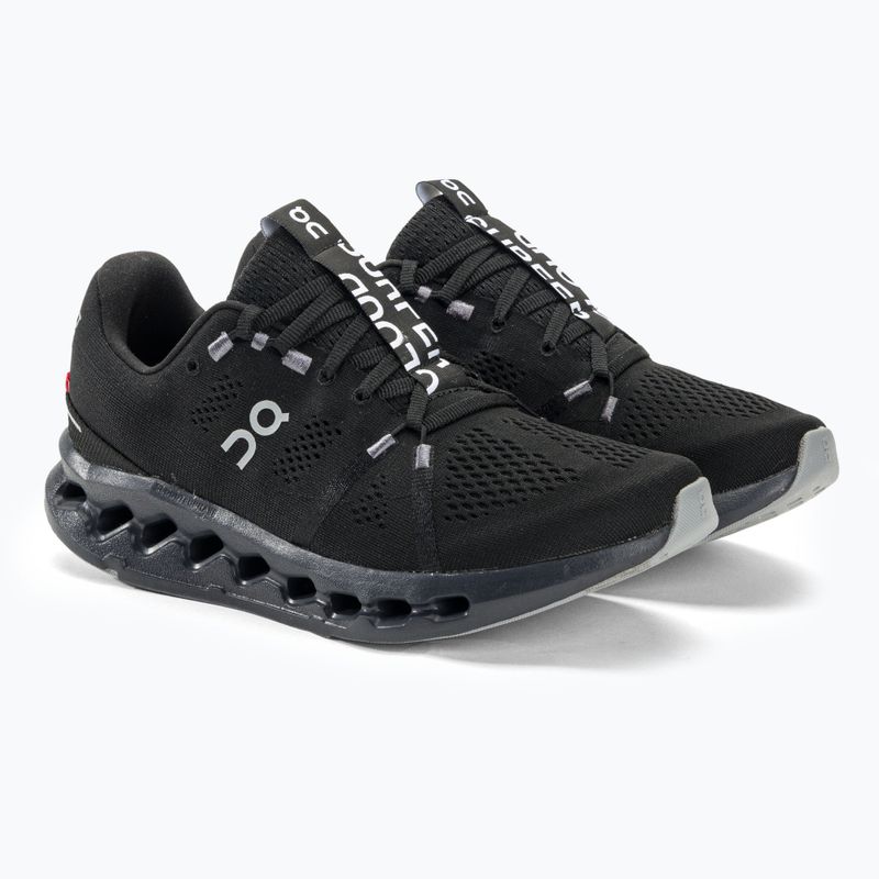 Scarpe da corsa da uomo On Running Cloudsurfer nero 5