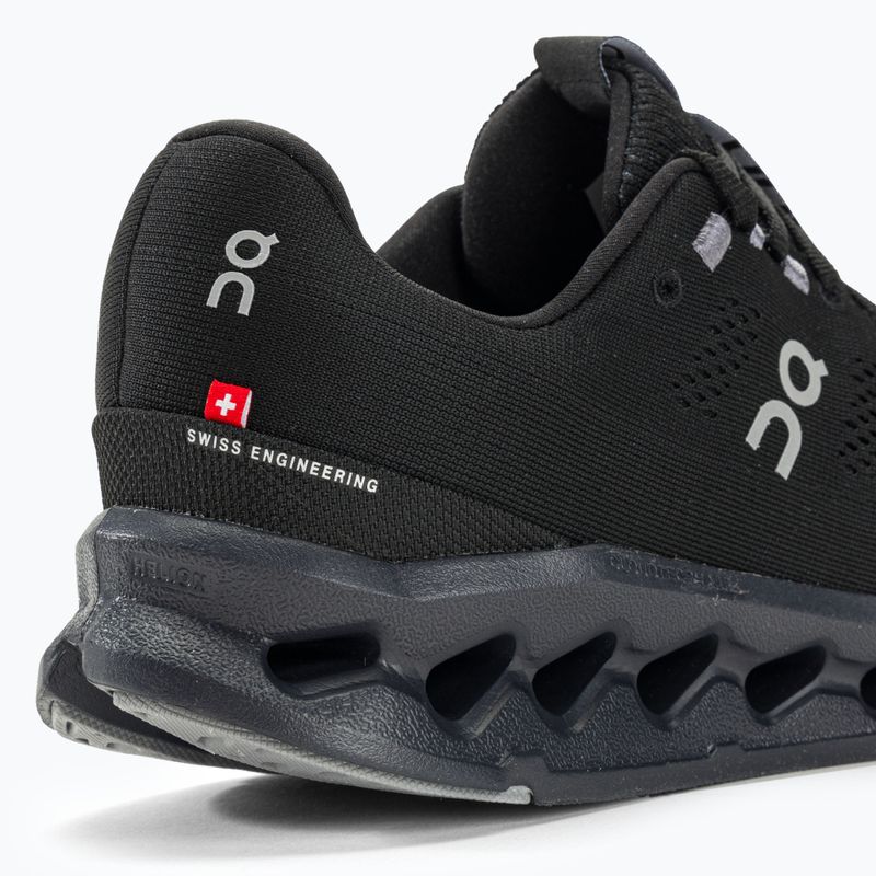 Scarpe da corsa da uomo On Running Cloudsurfer nero 11