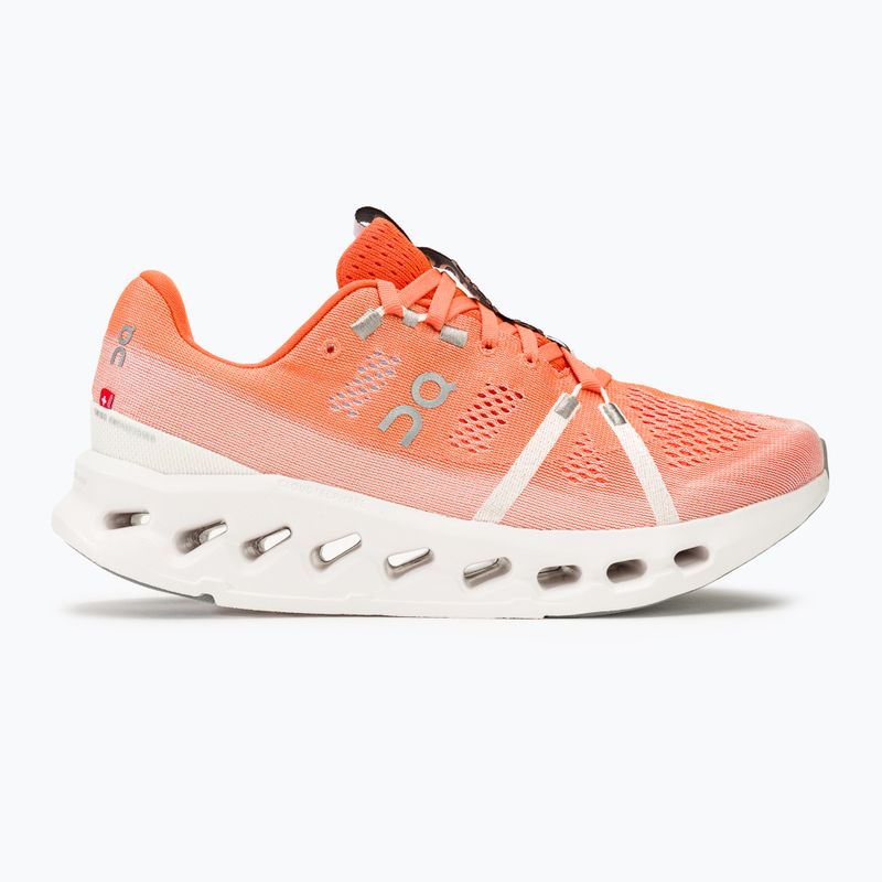 Scarpe da corsa On Cloudsurfer bianco/fiamma da uomo 2