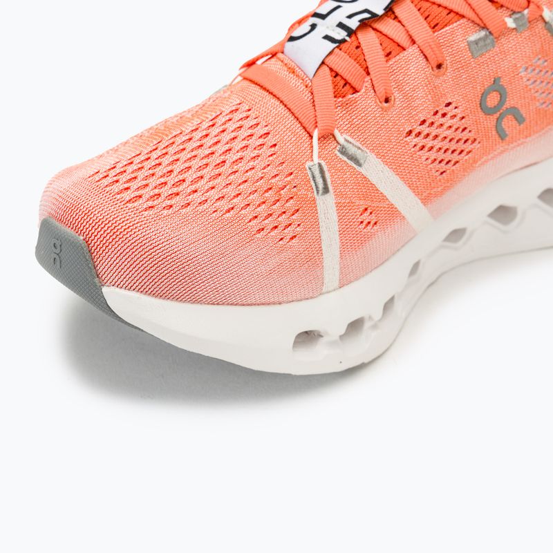 Scarpe da corsa On Cloudsurfer bianco/fiamma da uomo 7