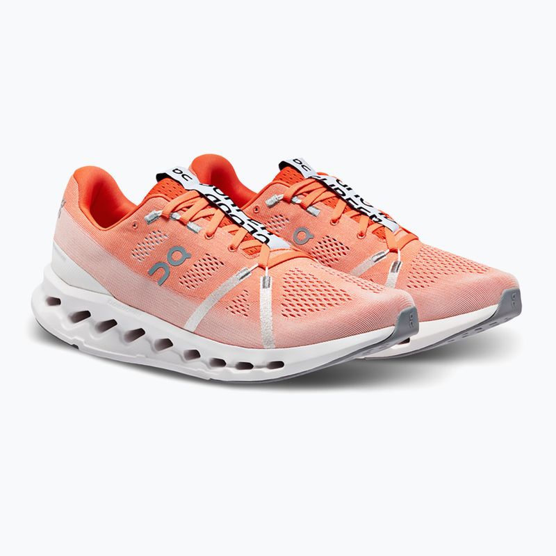 Scarpe da corsa On Cloudsurfer bianco/fiamma da uomo 8