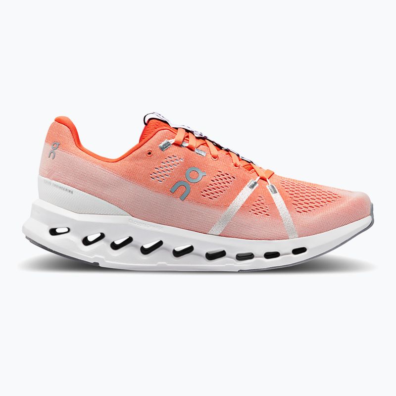 Scarpe da corsa On Cloudsurfer bianco/fiamma da uomo 9