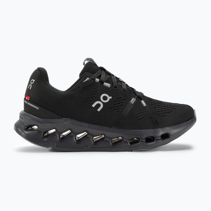 Scarpe da corsa da donna On Cloudsurfer nero 2