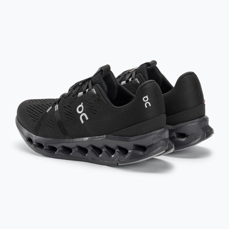 Scarpe da corsa da donna On Cloudsurfer nero 4
