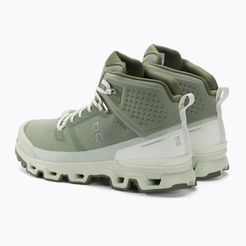 Scarpe da trekking da uomo On Cloudrock 2 Waterproof reseda/aloe 3