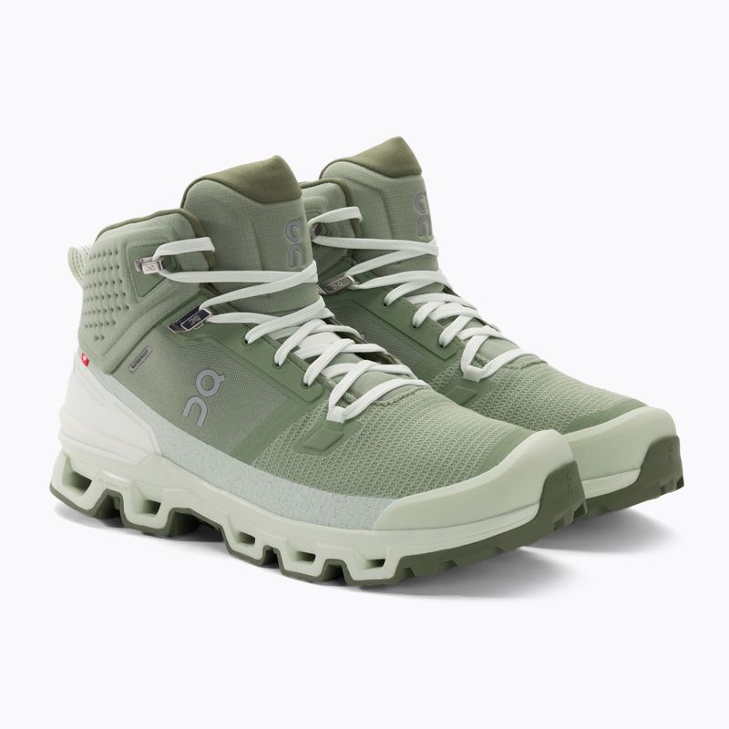 Scarpe da trekking da uomo On Cloudrock 2 Waterproof reseda/aloe 4