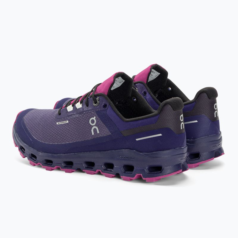 Donna On Running Cloudvista Scarpe da corsa impermeabili in selce/acai 3