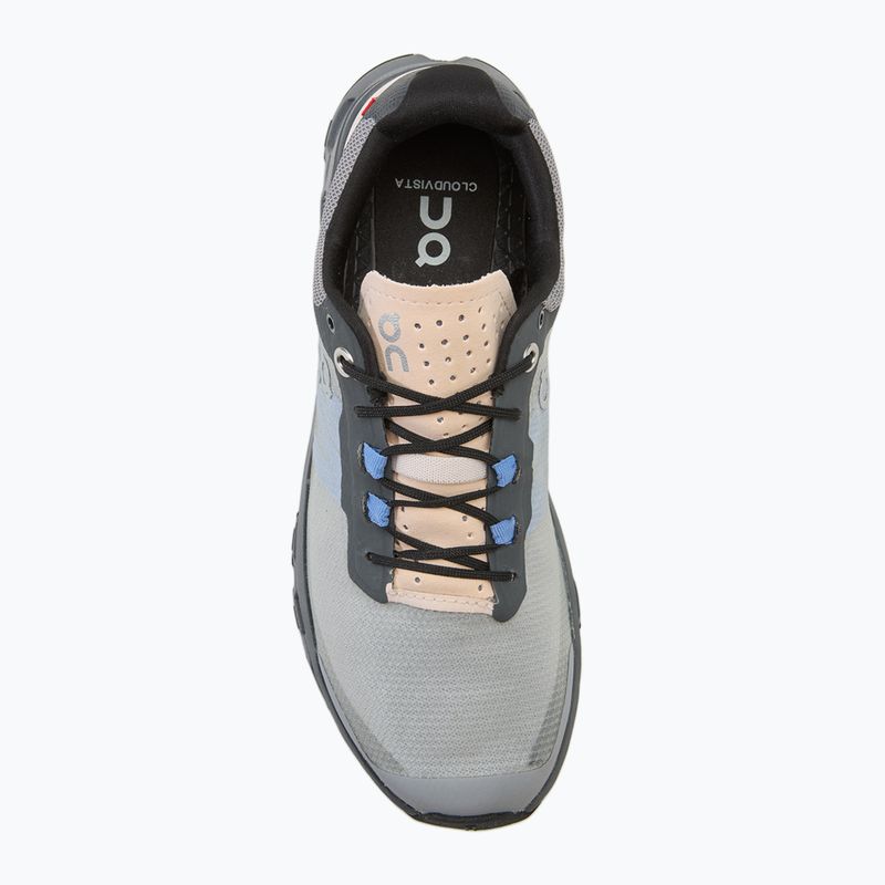 Scarpe da corsa On Cloudvista donna in lega/nero 5