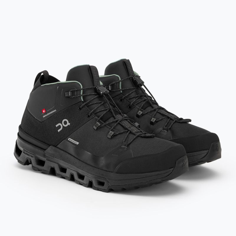 Scarpe da trekking da uomo On Running Cloudtrax Waterproof nero 4