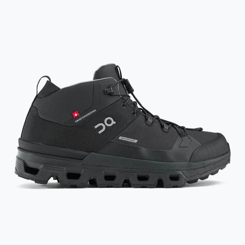 Stivali da trekking da donna On Running Cloudtrax impermeabile nero 2