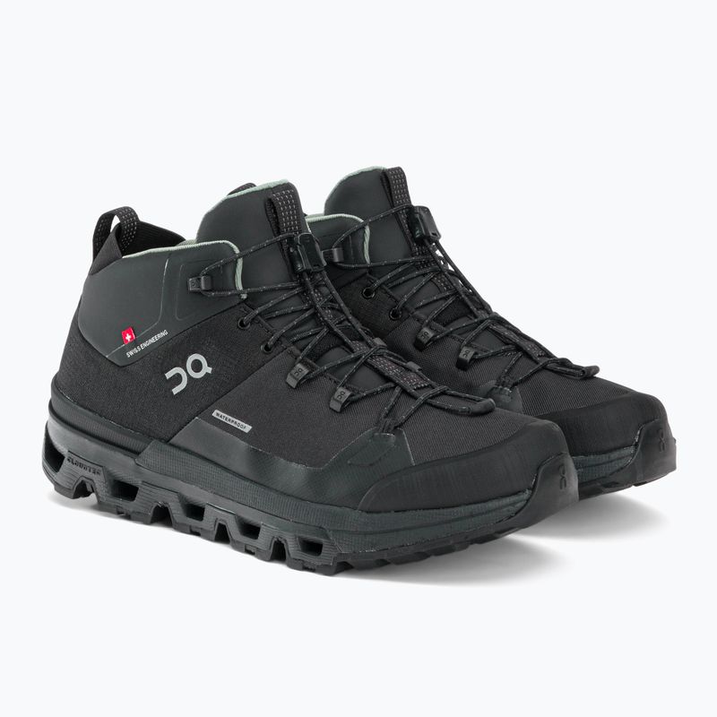 Stivali da trekking da donna On Running Cloudtrax impermeabile nero 4