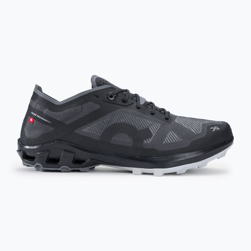 Scarpe da corsa da uomo On Running Cloudventure Peak 3 nero/glacier 2