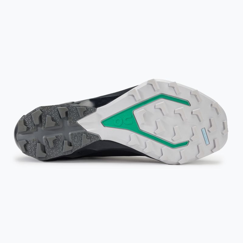Scarpe da corsa da uomo On Running Cloudventure Peak 3 nero/glacier 4