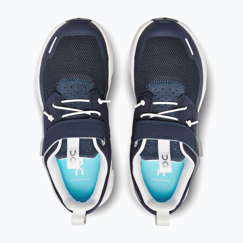 Scarpe da bambino On Running Cloud Play mezzanotte/bianco 6