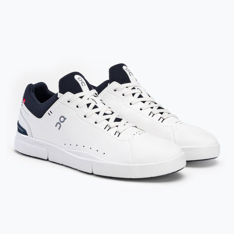 Scarpe da uomo On Running The Roger Advantage bianco/notturno 4899457 5