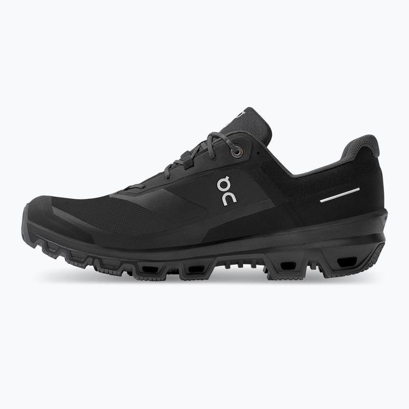 Uomo On Running Cloudventure Scarpe da corsa impermeabili nere 10