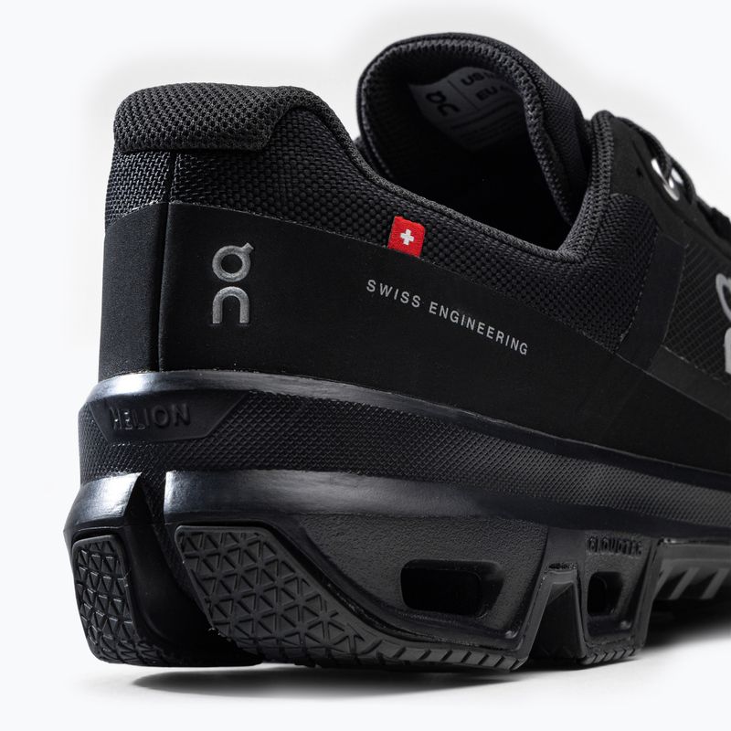 Uomo On Running Cloudventure Scarpe da corsa impermeabili nere 8