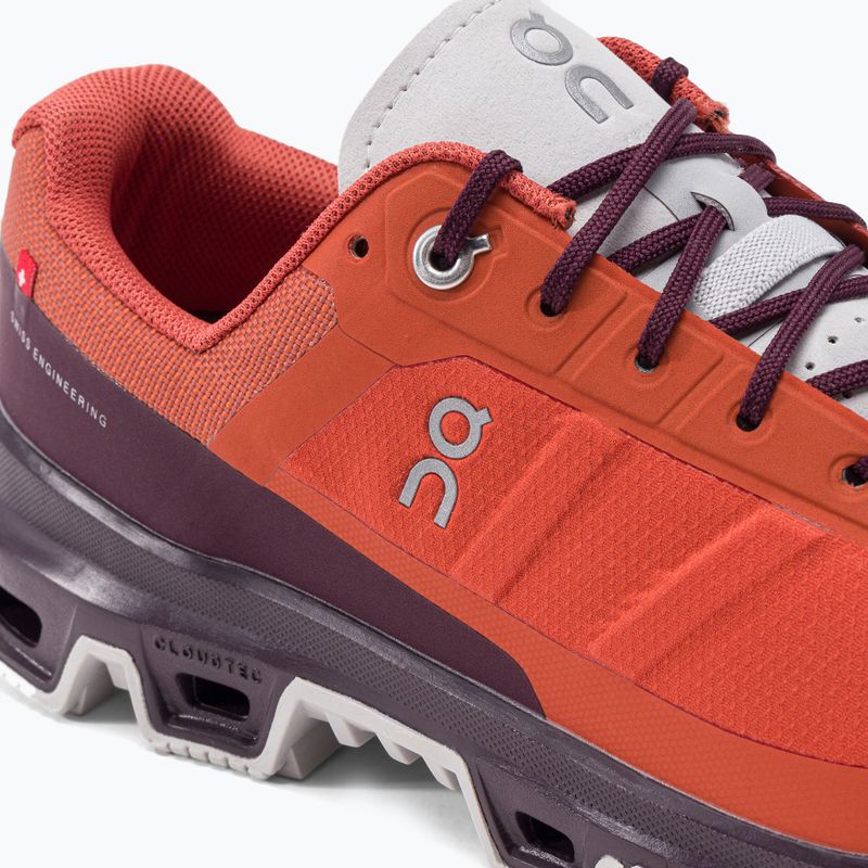 Scarpe da corsa On Running Cloudventure flare/mulberry da uomo 8
