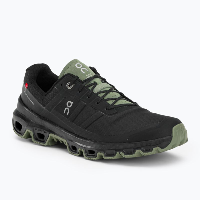 Scarpe da corsa On Cloudventure uomo nero/reseda