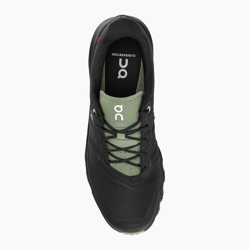 Scarpe da corsa On Cloudventure uomo nero/reseda 6