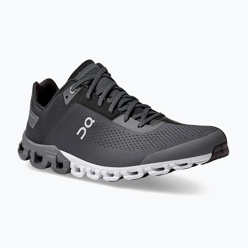Scarpe da corsa On Running Cloudflow nero/asfalto da uomo 11