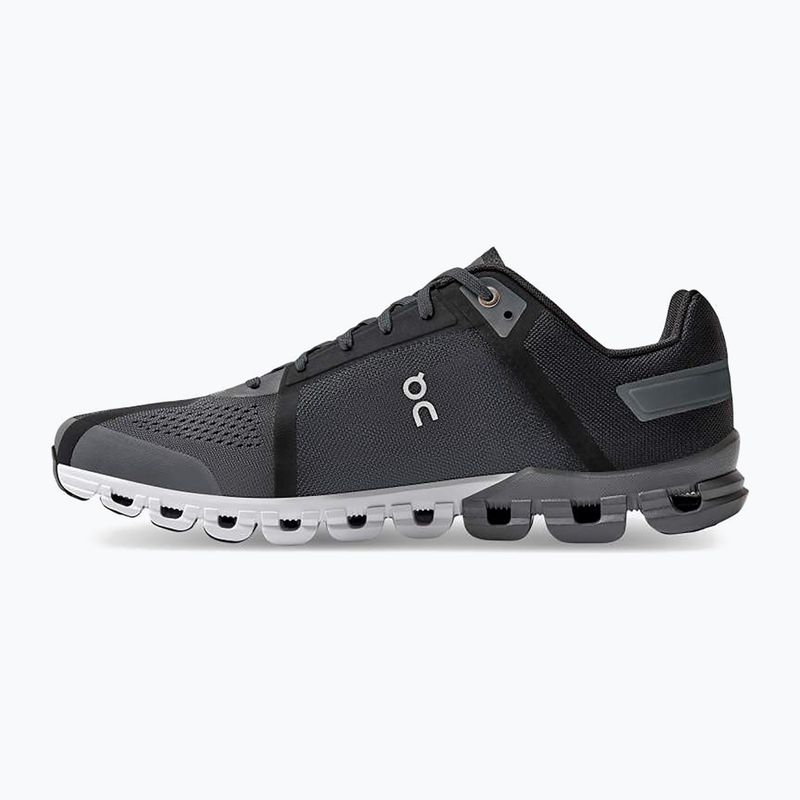 Scarpe da corsa On Running Cloudflow nero/asfalto da uomo 13