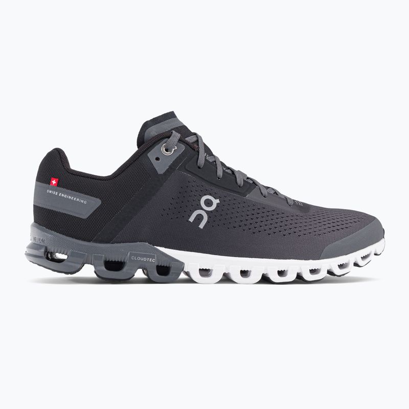 Scarpe da corsa On Running Cloudflow nero/asfalto da uomo 2