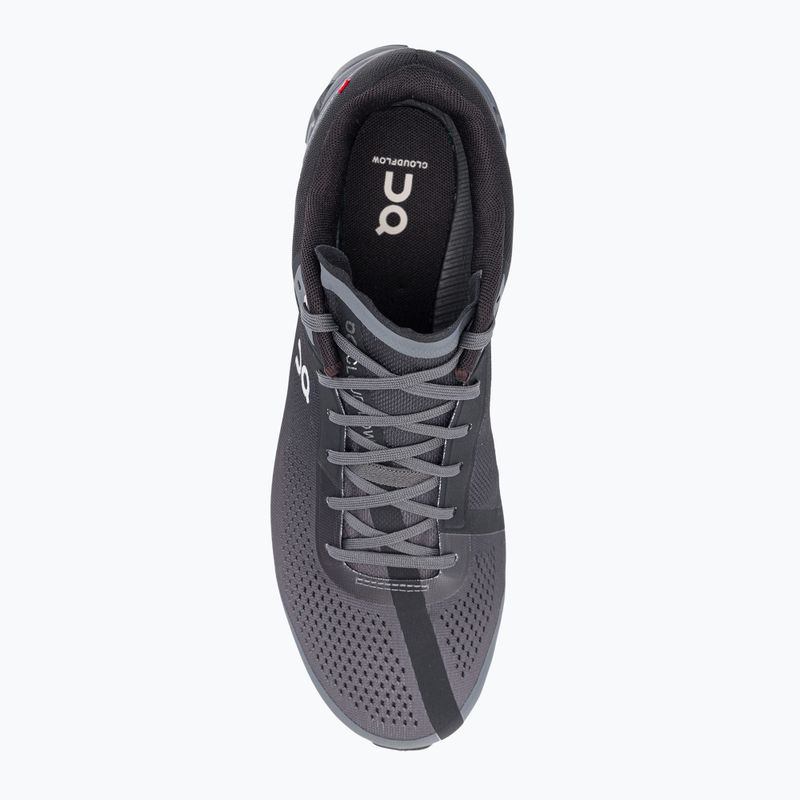 Scarpe da corsa On Running Cloudflow nero/asfalto da uomo 6