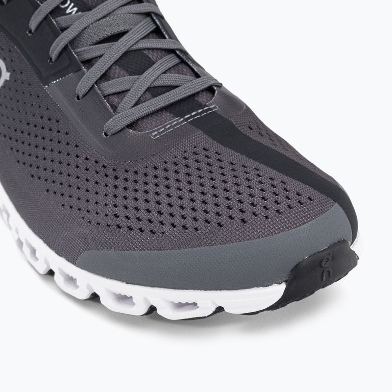 Scarpe da corsa On Running Cloudflow nero/asfalto da uomo 7