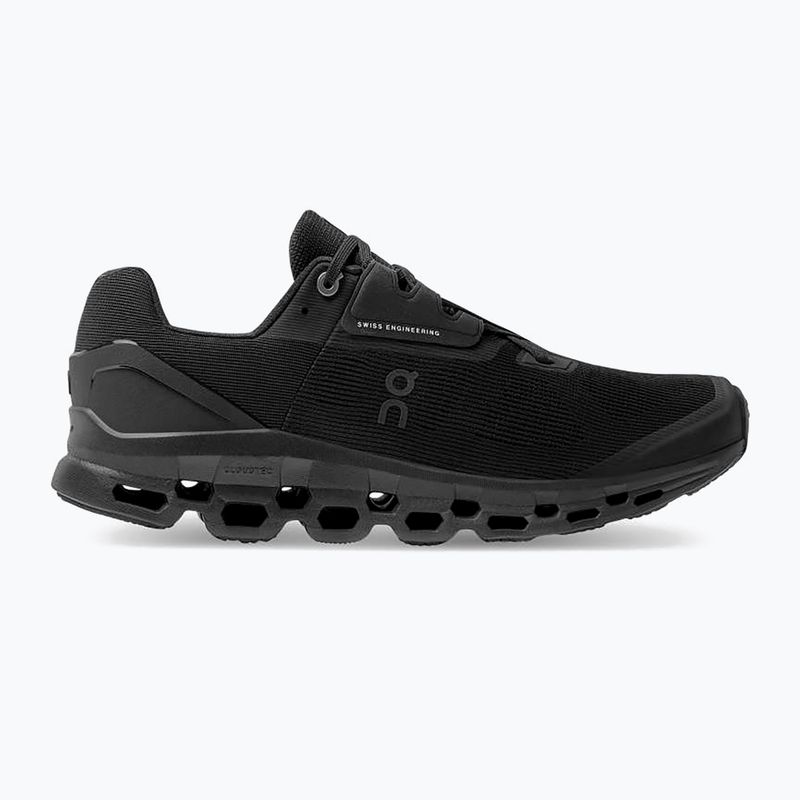 Scarpe da corsa da uomo On Cloudstratus nero 12