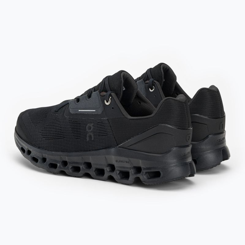 Scarpe da corsa da uomo On Running Cloudstratus nero 3