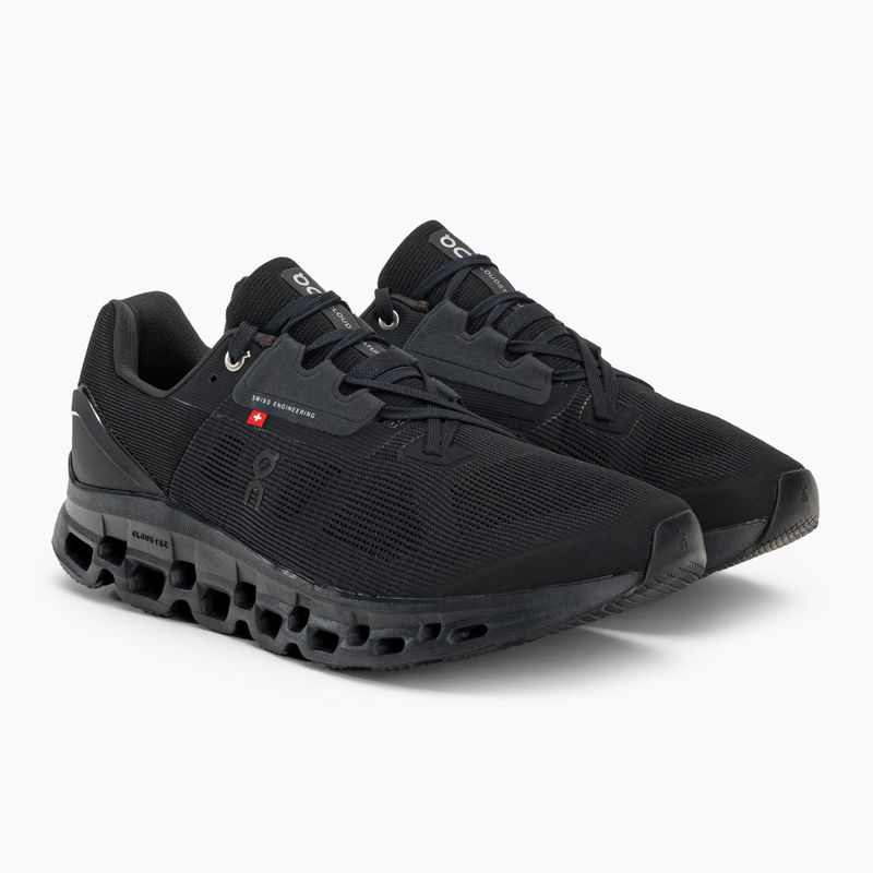 Scarpe da corsa da uomo On Running Cloudstratus nero 4