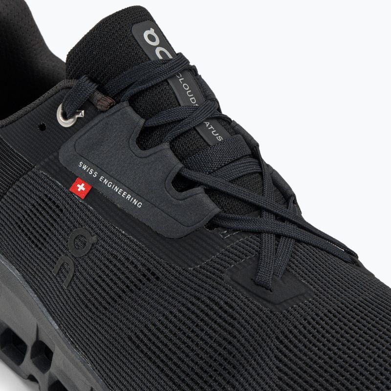 Scarpe da corsa da uomo On Cloudstratus nero 8