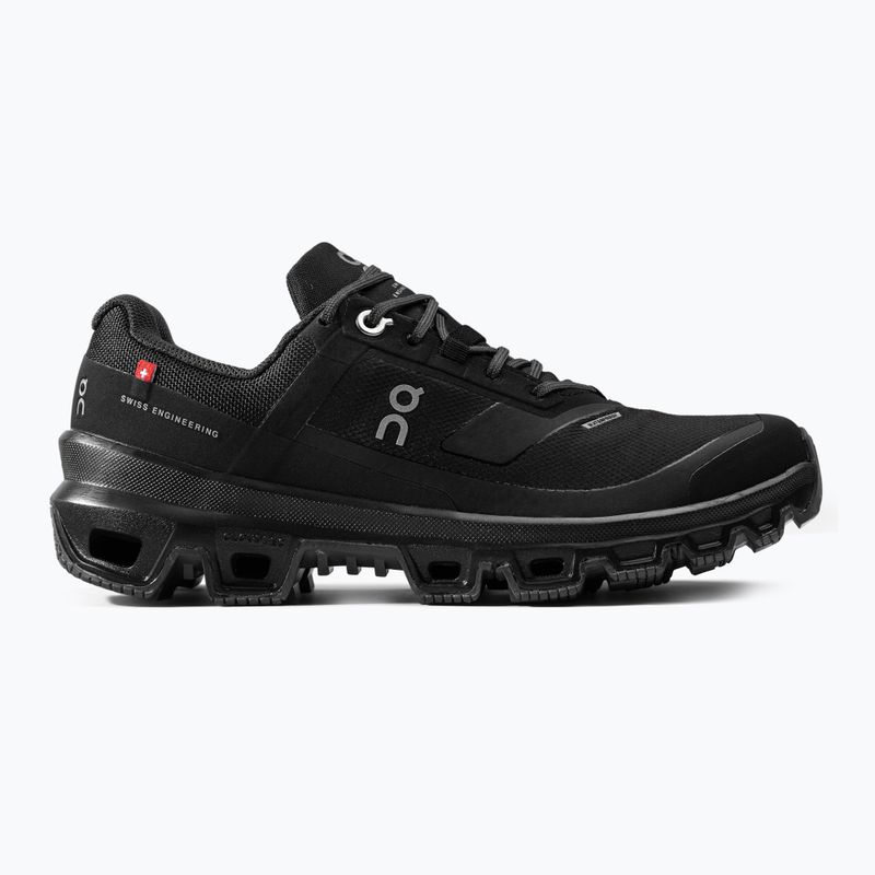 Scarpe da corsa da donna On Cloudventure Waterproof nero 4